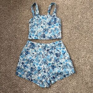 Abercrombie & Fitch Two Piece Floral Set